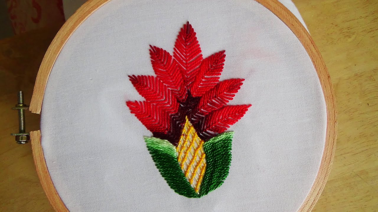 hand embroidery fly stitch youtube hand making embroidery designs