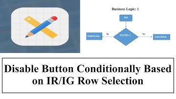 Oracle Apex- Controlling Button Based on Reports Row Selection