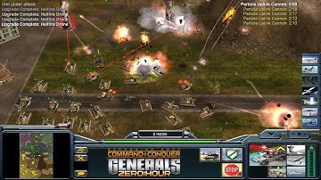 C&C Generals - Zero Hour: 1 vs. 7 - Laser vs. 7 Hard Laser