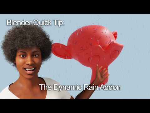 Blender Quick Tip: The Dynamic Rain Addon