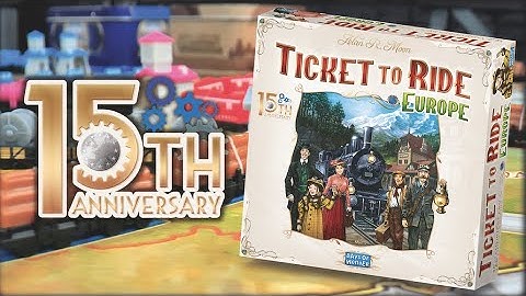 Collector edition - Ticket to Ride Europe: 15th Anniversary