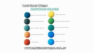 Bath Bomb World Colourants