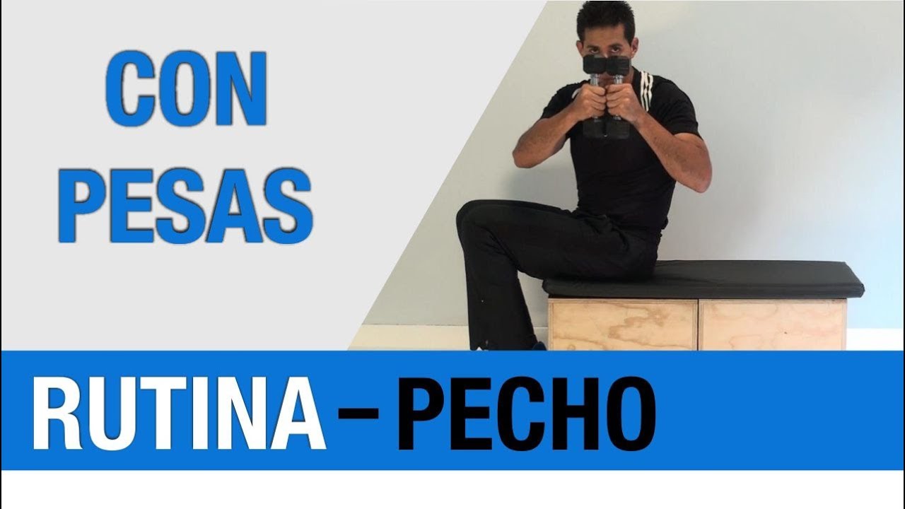 Rutina de Pecho en Casa con Mancuernas. 20 minutos - YouTube