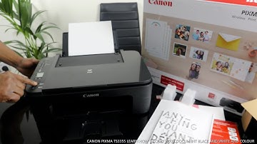 CANON PIXMA TS3355 LEARN HOW TO COPY YOUR DOCUMENT BLACK AND WHITE AND COLOUR