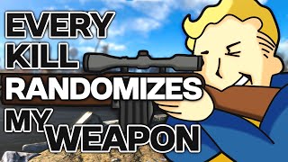 Fallout 4, But Every Kill Randomizes My Weapon...