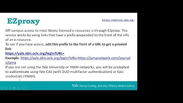 Connecting to Library Resources and Services