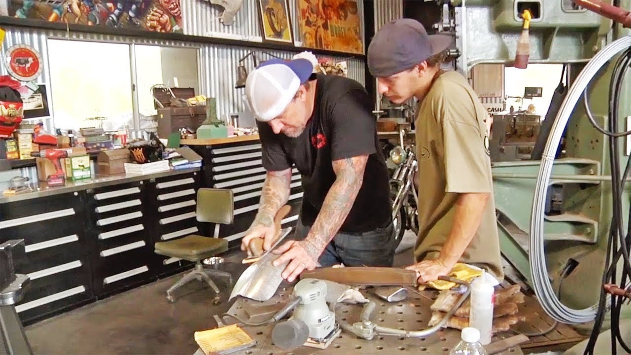 Watch Jesse James  Work  on a Custom Handmade Fender in his 