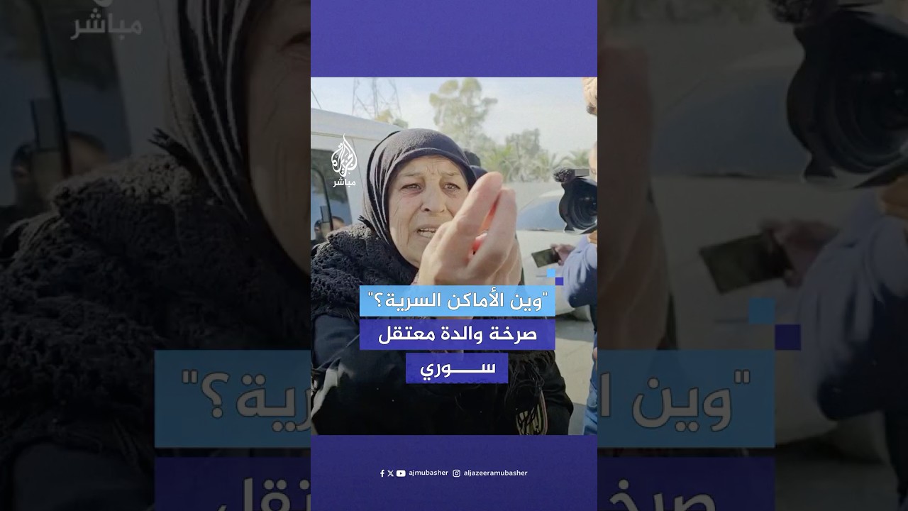 صرخة والدة معتقل سوري من أمام سجن "فرع فلسطين" في دمشق