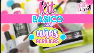 KIT BÁSICO para UÑAS ACRÍLICAS - Principiantes - thptnganamst.edu.vn