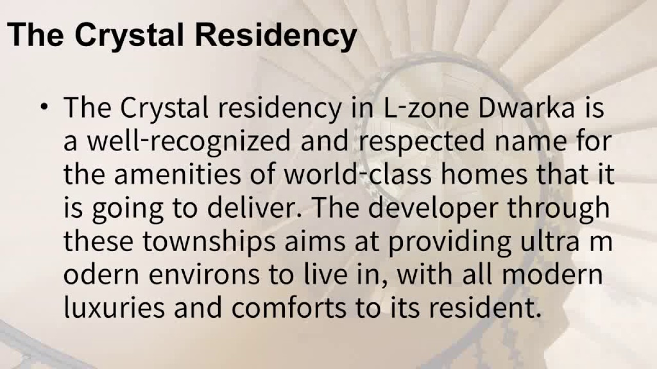 The Crystal Residency L Zone
