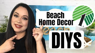 Dollar Tree Beach Home Decor DIYs