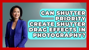 Can Shutter Priority Create Shutter Drag Effects In Photography? - Image Review Studio