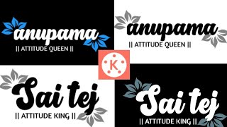 Name art text flicker effect status editing|trending video tutorial | New text editing in kinemaster screenshot 5