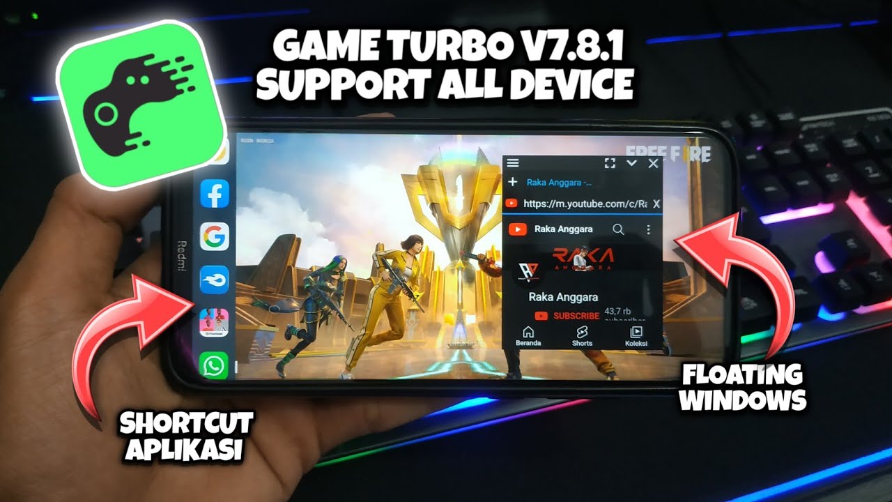 GAME TURBO TERBARU V7.8.1 ALL DEVICE‼️BISA POP UP APLIKASI YouTube