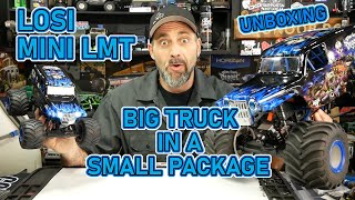 UNBOXING - 1/18 LOSI MINI LMT SON-UVA DIGGER MONSTER TRUCK RTR