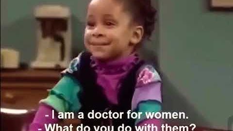 Doctor and girl arguing how the babies come from- funny video