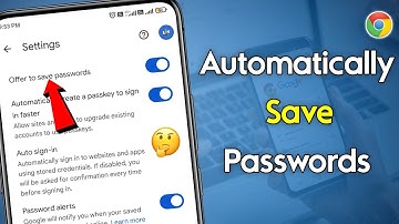 How to Automatically Save Passwords in Google Chrome 🔐 | Enable password saving in Chrome