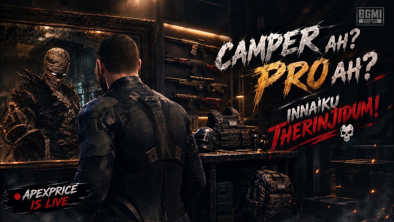 CAMPER AHH? PRO AHH? INIKU STRATEGY PANROMM 💀🔥| BGMI LIVE
