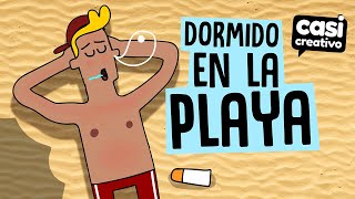 Quedarse Dormido En La Playa Casi Creativo