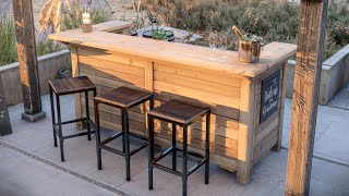 Weekend DIY: Build a Home Bar from Scratch!