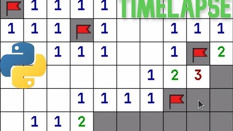 Python Timelapse - Minesweeper