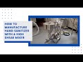 How to manufacture hand sanitizer with a high shear mixer