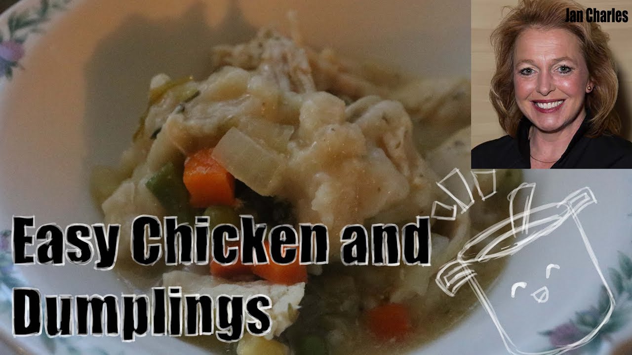 Simple, Crockpot Chicken and Dumplings Recipe - How to Make Chicken and Dumplings in the