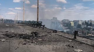 Херсон сегодня 4 августа.Мост на Остров,Соборная,Греческая(Ленина),Центр идр