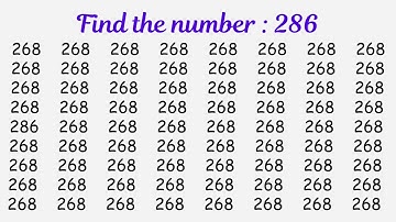 can you find 286  in 1 minute? #wordpuzzlegame #game #mathematics #mindbendingquiz #puzzle