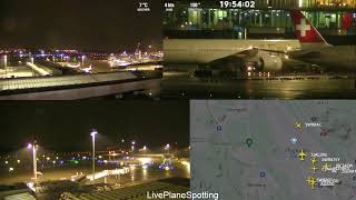 #Liveplanespotting at Zürich Airport! Runway \& Gate Views with ATC, Radar and Interesting Facts!