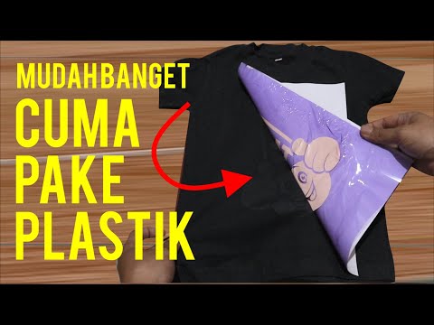 CARA MUDAH MENGHAPUS SABLON KAOS