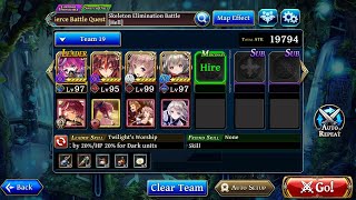 The Alchemist Code - Fierce Battle Quest: Skeleton Elimination Battle Hell (Manual)