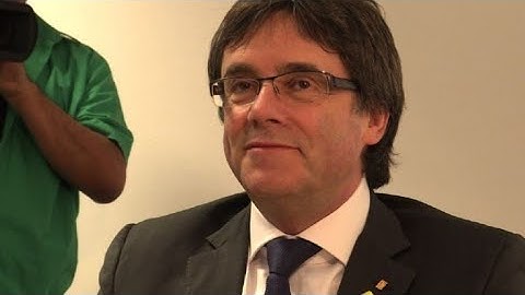 Puigdemont meets Catalan representatives in Berlin