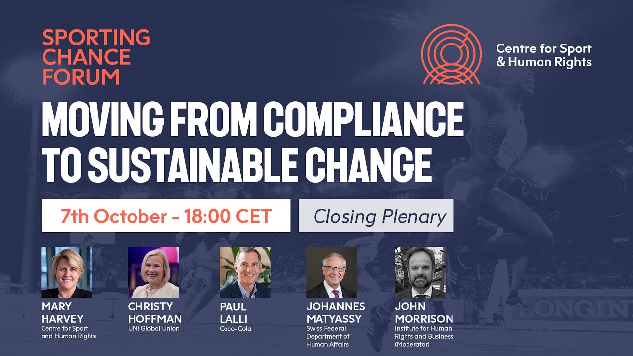 Play the SCF21 Moving from Compliance to Sustainable Change session