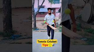 How To Hit Long Sixes with Tennis Ball | Tennis Cricket Tips #cricket #shorts #hitting
