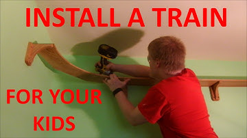 Installing a Model Train in Your Kids