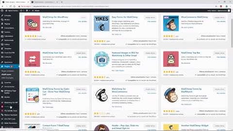 Integración Wordpress-Mailchimp