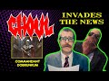 Ghoul invades the creepsylvania news channel