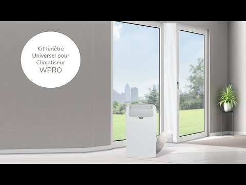 Kit Calfeutrage Climatiseur(300CM) -Joint de Fenêtre pour Climatiseurs Mobiles et Séchoirs à