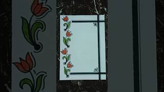 project work design easy #art #shortsviral