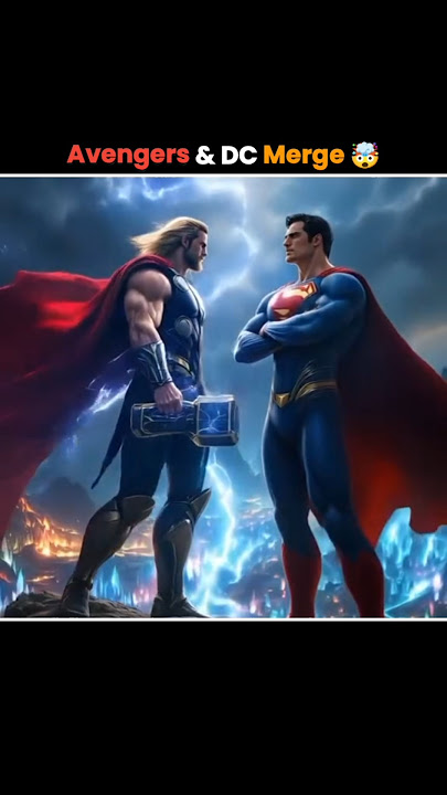 DC And Marvel Merger 😱 #avengers