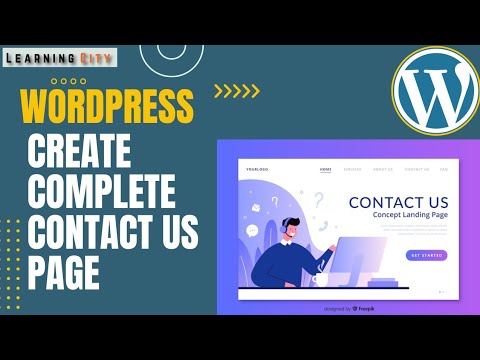 How to create Complete Contact Us Page in WordPress Websites | Building ...