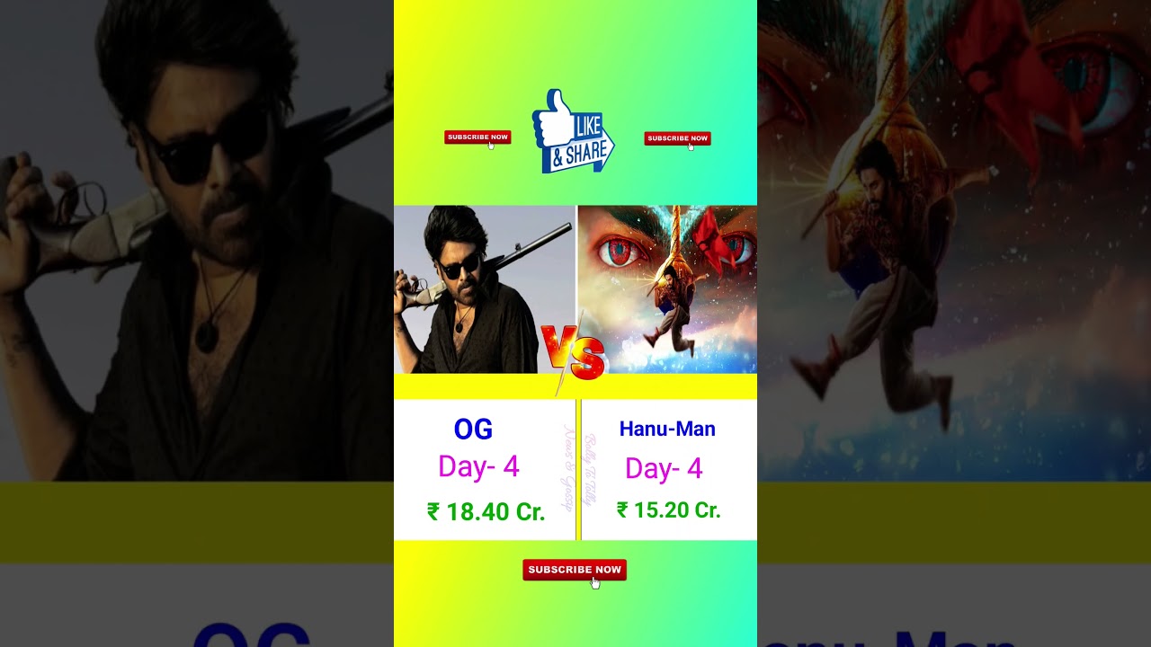 OG V/S Hanu-Man India Net Collection Day- 4 || 