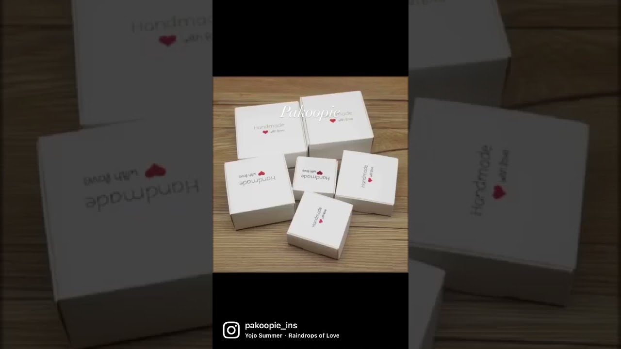 Pakoopie empty packing boxes