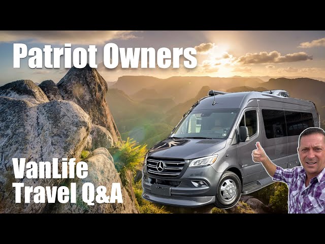 Patriot by Midwest Automotive Owners Carl & Kay Vanlife Travel Interview with Go Small. Live Large!