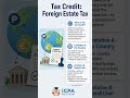 Tax Codal: NIRC Section 86D Tax Credit for Estate Taxes paid to a Foreign Country