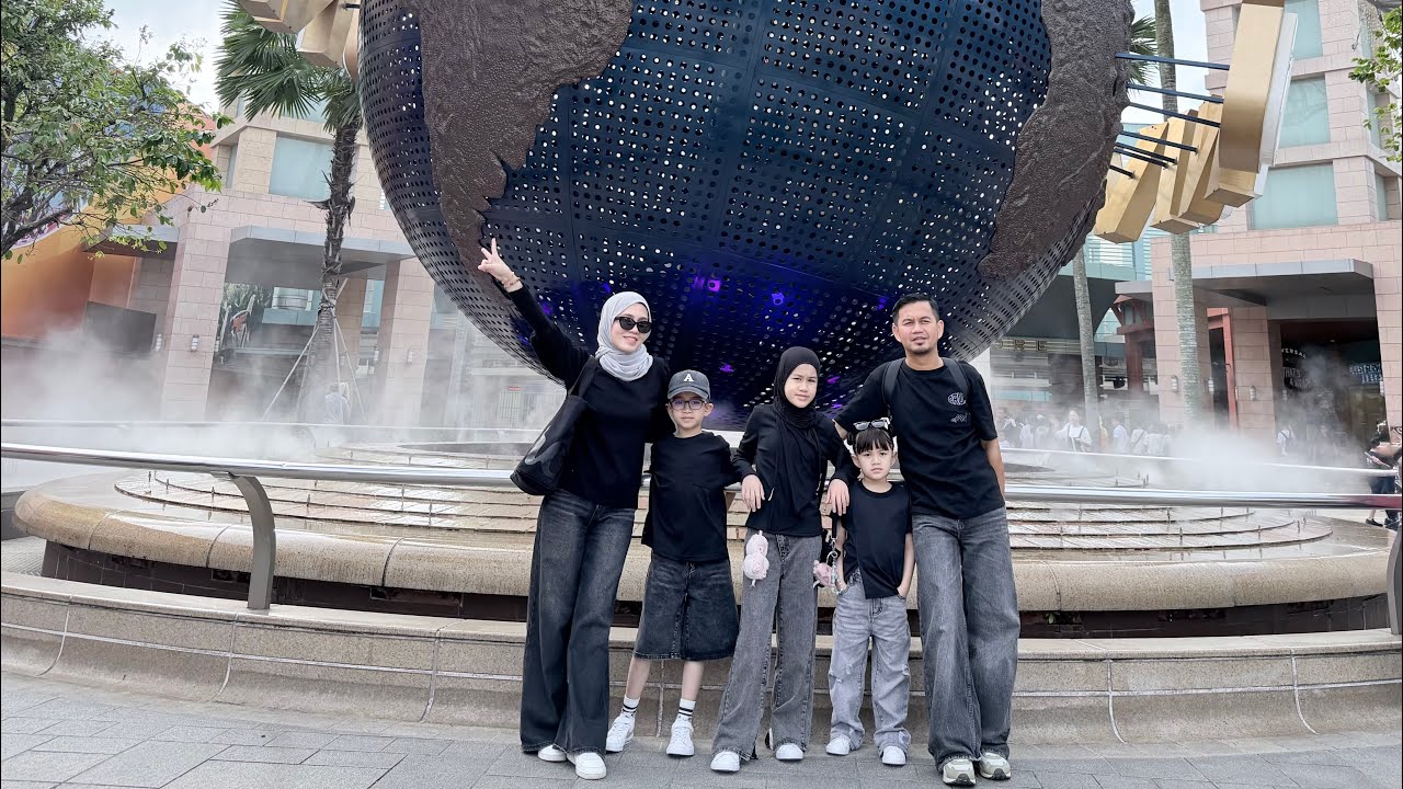 21-February-2026 📍Singapore. Universal Studio Singapore, Changi Airport & Kota Singa!!