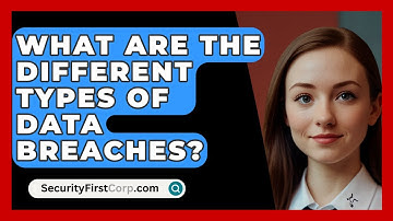 What Are The Different Types Of Data Breaches? - SecurityFirstCorp.com