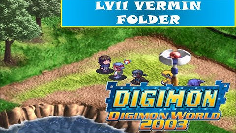 Digimon World 2003 Card Battle - LV11 Vermin Folder