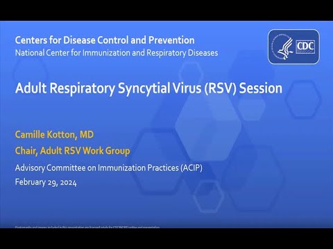 Feb 29, 2024 ACIP Meeting - Welcome & RSV Vaccines